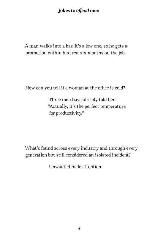 Jokes to Offend Men by Allison Kelley: Hardcover; 176 pages / English