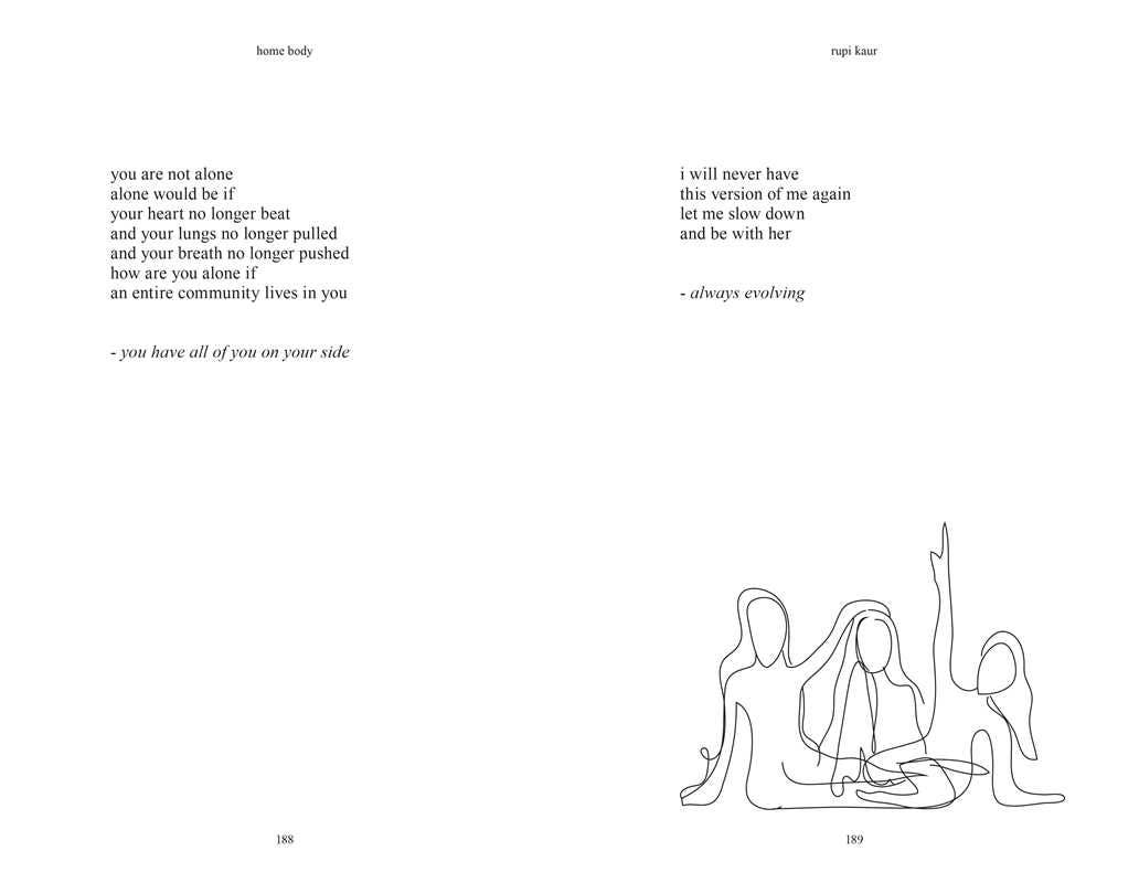 Home Body by Rupi Kaur: Hardcover; 208 pages / English