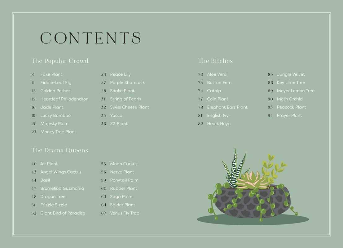 Houseplants and Their Fucked-Up Thoughts by Carlyle Christoff: Hardcover; 96 pages / English