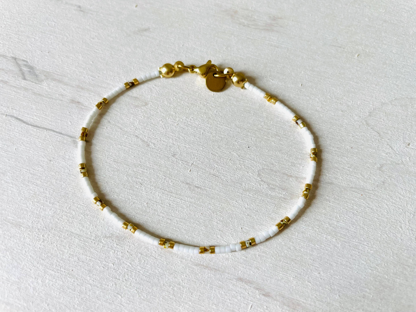 Stainless steel women's bracelets, bead bracelets N002