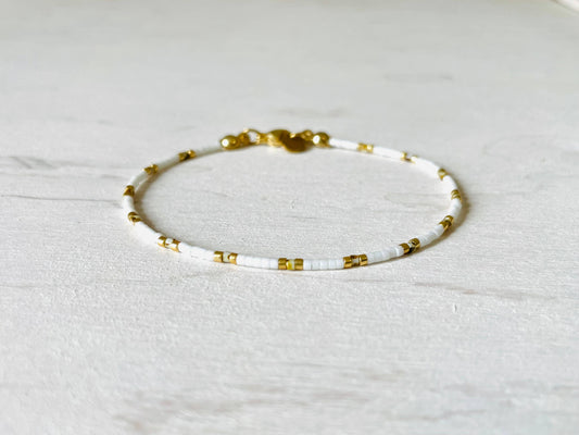 Stainless steel women's bracelets, bead bracelets N002