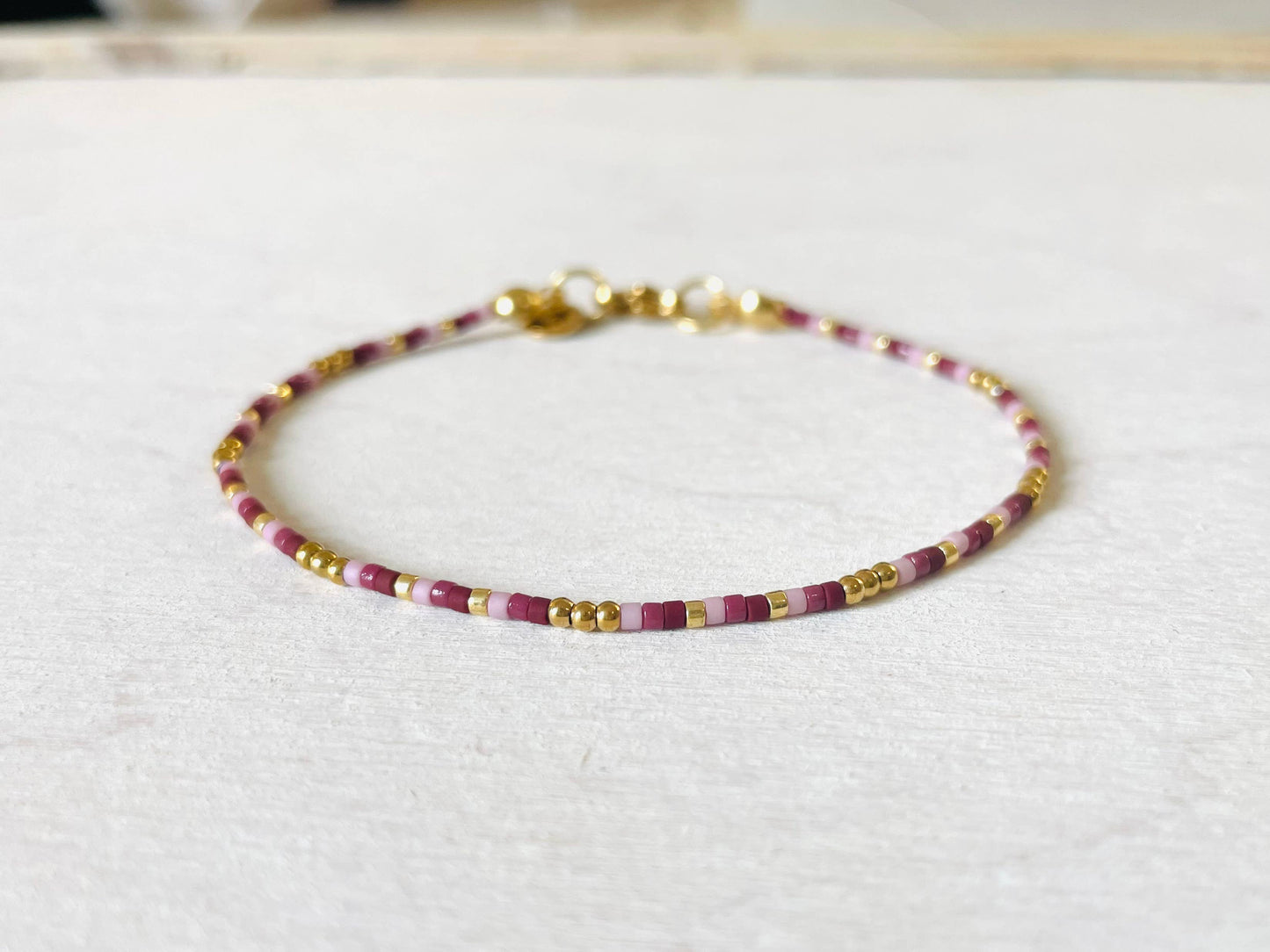 Stainless steel women's bracelets, bead bracelets N022