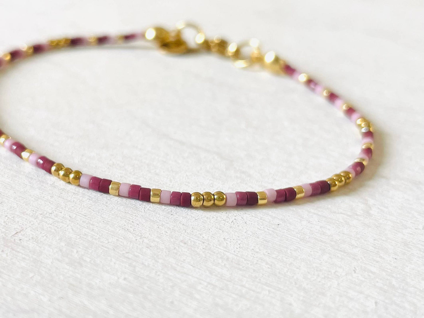 Stainless steel women's bracelets, bead bracelets N022